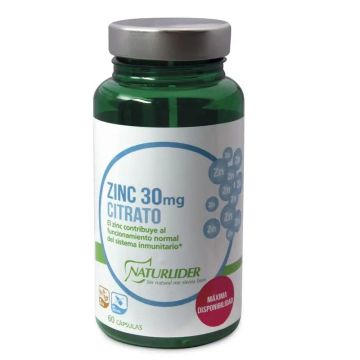 Naturlider Zinc Citrato  60 cápsulas