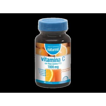 Naturmil Vitamina C Con Escaramujo  60 comprimidos de 1000 mg