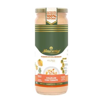 Natursenior Crema De Verduras Adultos Coliflor Y Tomate Ahumado Con Omega 3 Dha,Prebióticos Y Proteínas. , 255 gr