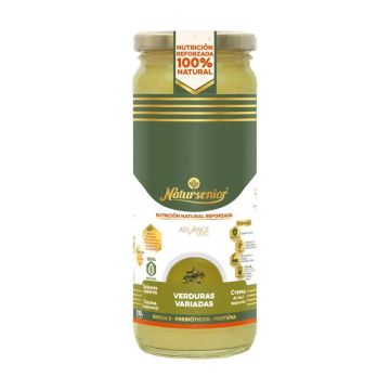 Natursenior Crema De Verduras Adultos Verduras Variadas Con Omega 3 Dha,Prebióticos Y Proteínas. , 255 gr