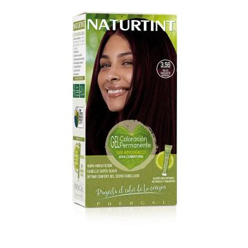 Naturtint Coloración Permanente Tinte Sin Amoníaco 3.56 - Rojo Radiante Intenso