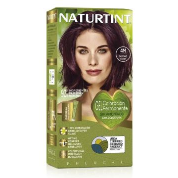 Naturtint Coloración Permanente Tinte Sin Amoníaco 4M - Castaño Caoba