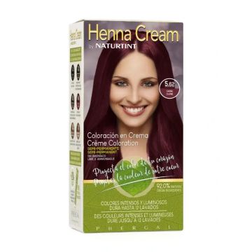 Naturtint Henna Cream Coloración Semipermanente Natural Tinte Sin Amoníaco 5.62Caoba