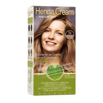 Naturtint Henna Cream Coloración Semipermanente Natural Tinte Sin Amoníaco 7.3Rubio Dorado