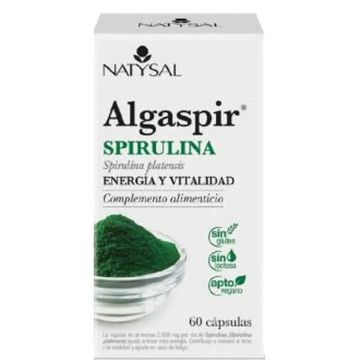 Natysal Algaspir Espirulina 60Cap. Sg Vegan