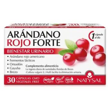 Natysal Arandano Rojo Forte 30Cap.
