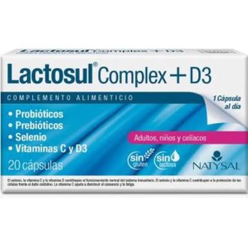 Natysal Lactosul Complex + D3 20Cap.