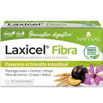 Natysal Laxicel Fibra 30Comprimidos