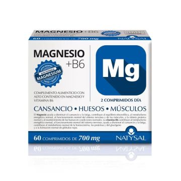 Natysal Magnesio + B6 , 60 comprimidos