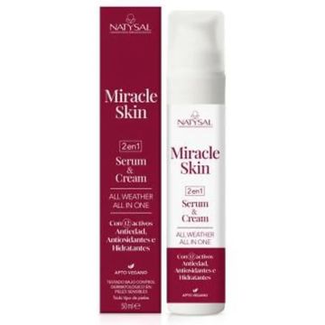 Natysal Miracle Skin 2En1 Serum-Crema 50Ml.