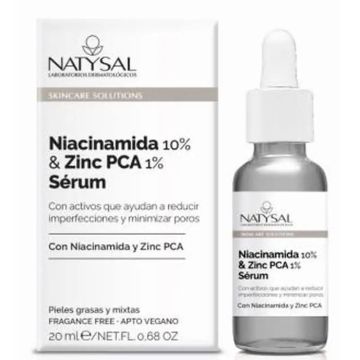 Natysal Niacinamida 10% & Zinc Pca 1% Sérum 20Ml.