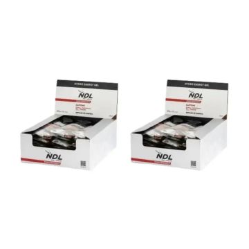 Ndl Pro-Health Gel Energético Con Cafeína Sabor Cola, Pack 12X60 Gr, 2 Unidades