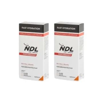 Ndl Pro-Health Hidratación Rápida Tabletas Efervescentes Sabor Naranja, Pack 2,2X40 Tabletas