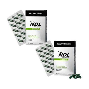 Ndl Pro-Health Ndl Pro-Health Multivitaminas, 2X30 Cápsulas
