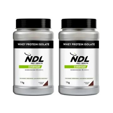 Ndl Pro-Health Whey Protein Isolate – Proteína Isolada, Chocolate Fusion , 2X1Kg