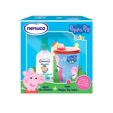 Nenuco Agua de Colonia Peppa Pig, 240 ml + vaso de Regalo