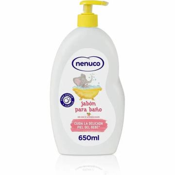 Nenuco Jabón para Baño con Leche de Almendras Dulces, 650 ml