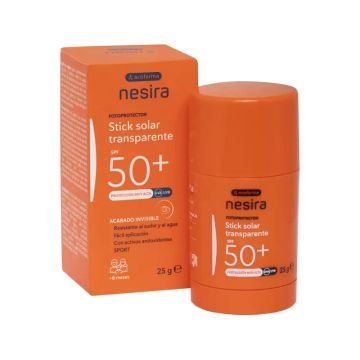 Nesira Stick Solar Transparente SPF50+, 25 gr