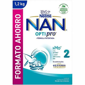Nestlé Nan Optipro 2 Leche de Continuación, 1200 gr