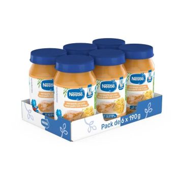 Nestlé Tarritos Savoury De Espaguetis Con Pollo , 190g x 6 unidades