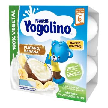 Yogolino Coco Plátano , 4x90g