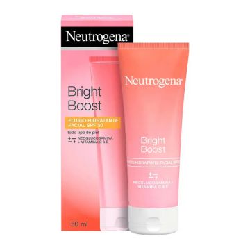 Neutrogena Bright Boost Crema Fluida Hidratante Facial SPF30, 50 ml