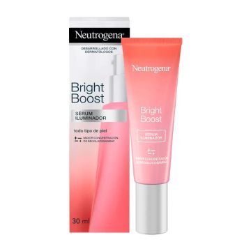 Neutrogena Bright Boost Serum Hidratante Iluminador Facial, 30 ml