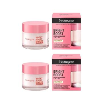 Neutrogena Bright Boost Crema Facial Hidratante Antiedad, 2X50 Ml