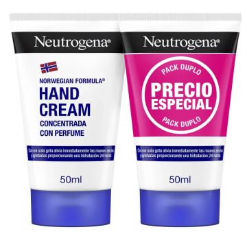 Neutrogena Crema Manos Concentrada con Perfume, 2 x 50 ml