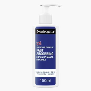Neutrogena Crema de Manos Rápida Absorción Textura Ligera, 150 ml