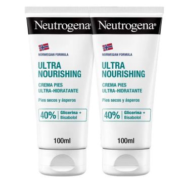 Neutrogena Crema Pies Ultra Hidratante Pack, 2 x 100 ml