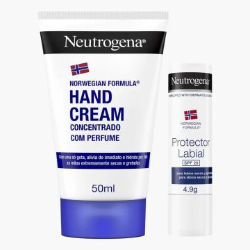 Neutrogena Pack Crema de Manos Reparadora 50ml + Labial SPF 20 4.8gr