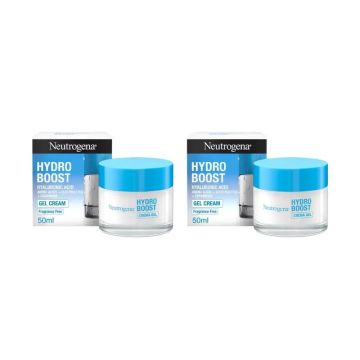 Neutrogena Hydro Boost Crema Gel Facial Hidratante, 2X50 Ml