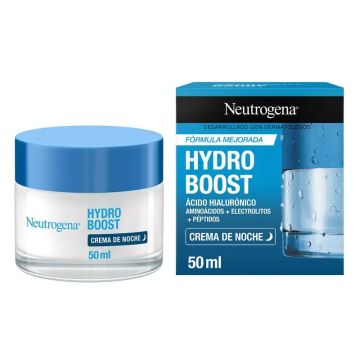 Neutrogena Hydro Boost Crema Facial de Noche Hidratante, 50 ml