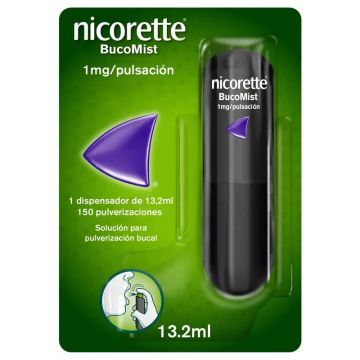 Nicorette® BucoMist 1 mg/pulsación solución para pulverización bucal