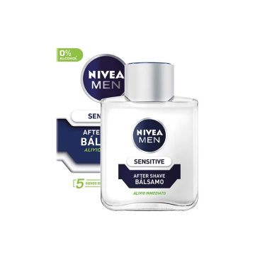 Nivea Men After Shave Bálsamo Sensitive 0% Alcohol Frasco, 100 ml