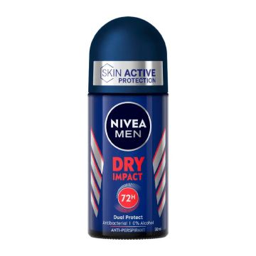 Nivea Men Roll On Dry Impact Desodorante, 50 ml