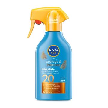 NIVEA Sun Protege & Broncea Spray Solar SPF20, 270 ml