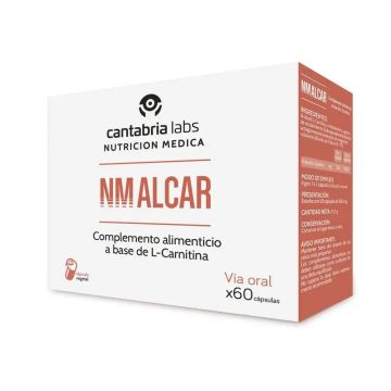 NM Alcar 60 Capsulas, Cantabria Labs Nutrición Médica