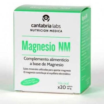 Magnesio NM 1g x 20 Sobres, Cantabria Labs Nutrición Médica
