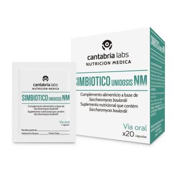Simbiotico Unidosis NM 20 Cápsulas, Cantabria Labs Nutrición Médica