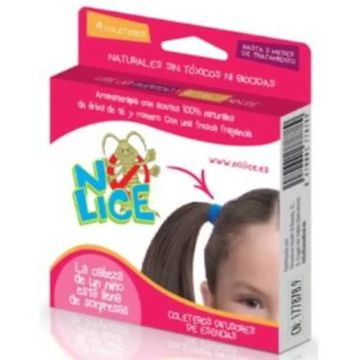 No Lice No Lice Coletero Anti-Piojos Negro/Marron 4Ud.