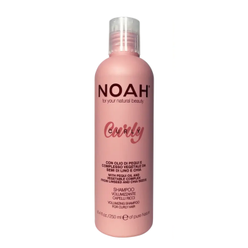 Noah Curlychampú Voluminizador Para Cabello Rizado, 250 Ml