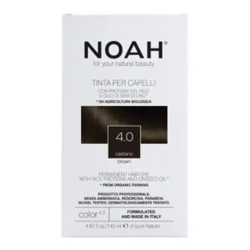 Noah Tinte Capilar Castaño 4.0 140Ml.