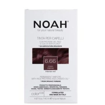 Noah Tinte Capilar Castaño Rojo Intenso 6.6 140Ml.