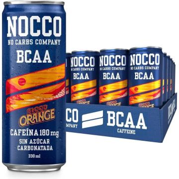 Nocco Pack Bcaa Blood Orange Del Sol, 12 uds x 330 ml