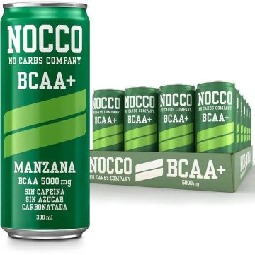 Nocco Pack Bcaa+ Manzana, 12 uds x 330 ml