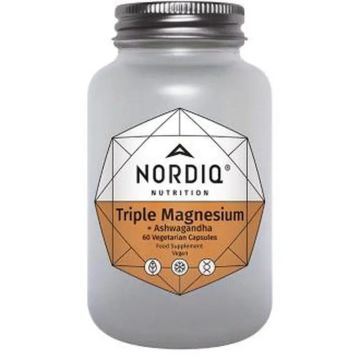Nordiq Nutrition Triple Magnesium+Ashwagandha 60 Cápsulas