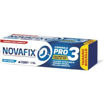 Novafix Fórmula Pro3 Sin Sabor, 20 Gramos