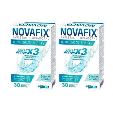 Novafix Tabletas Ortodoncias Y Ferulas, 2 x 30 unidades